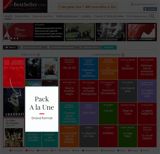 Pack demo Une Grand format