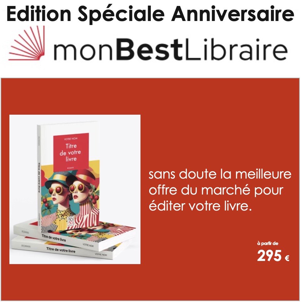 -26% Editez votre livre à partir de 295 €