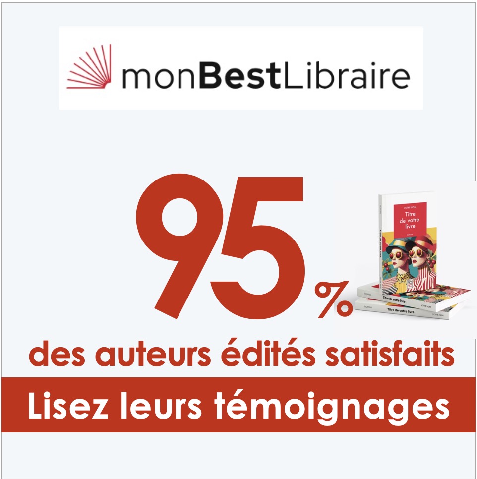 95% des auteurs édités satisfaits sur monBestLibraire.com
