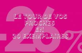 Edition Spéciale Anniversaire monBestLibraire, -26 % du 26 avril au 26 mai