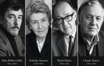 Alain Robe grillet, Nathalie Sarraute, Michel Butor, Claude Simon