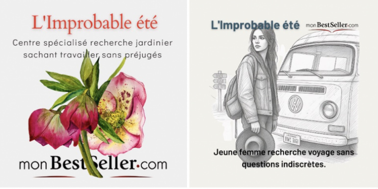 Tout le bleu du ciel de Mélissa Da Costa, Prix Concours monBestSeller 2018, et Le Parfum de l’hellébore de Cathy Bonidan, Prix Concours monBestSeller 2015