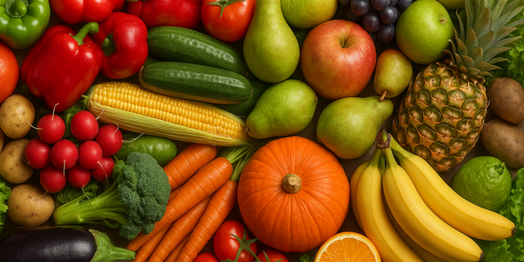 Cinq fruits et cinq légumes, ou 5 au choix ?