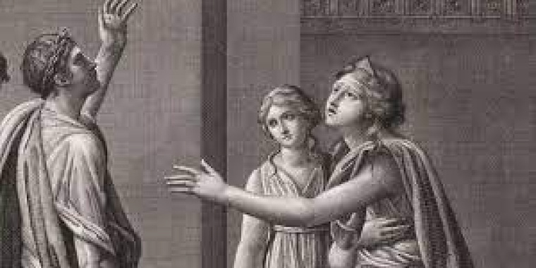 Bérénice sidérée par le discours de Titus revu et corrigé par Pierre d'Arlet